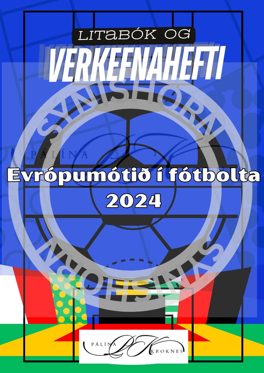 EM 2024 - verkefnahefti og litabók (7 EUR = 1000 isk)